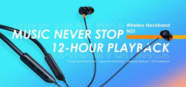Itel N53 Ergonomic Magnetic Wireless Neckband - Image 4