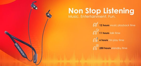 itel N53F Built-in FM Radio Strong Bass Wireless Neckband - Image 5
