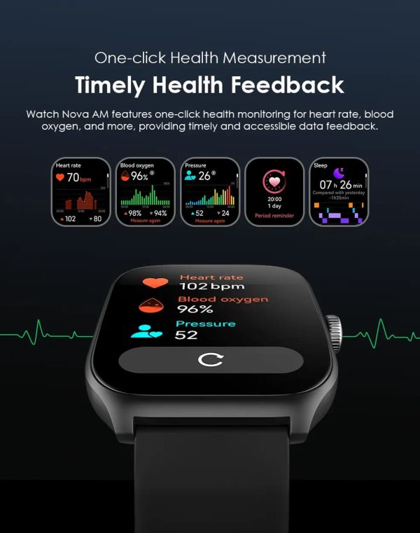 oraimo OSW-812 Watch Nova AM Smart Watch - Image 5